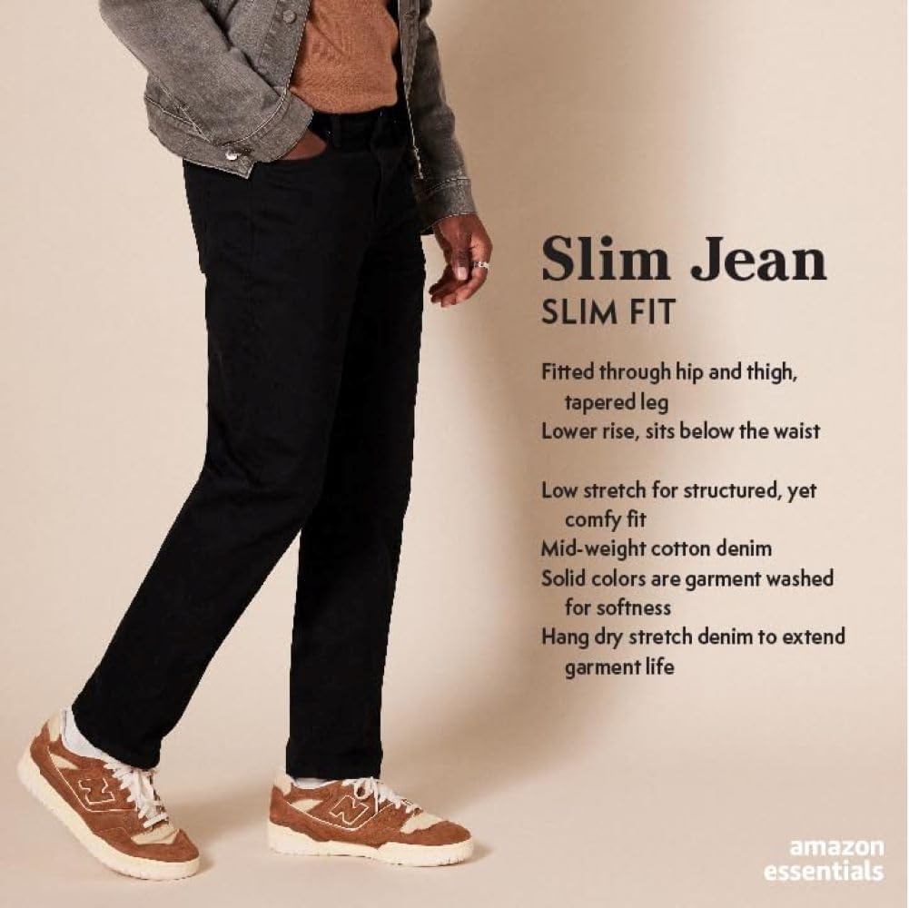 Amazon Essentials Men's Slim-Fit Jeans - Discontinued Colors