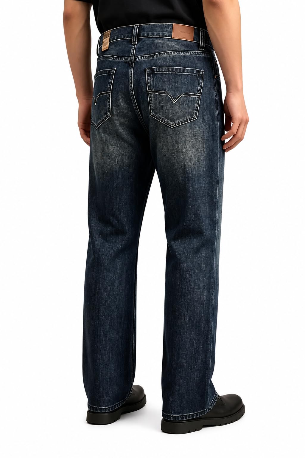 Flypaper Men’s Fashion Bootcut Blue Jeans Regular Fit Mens Work Pants