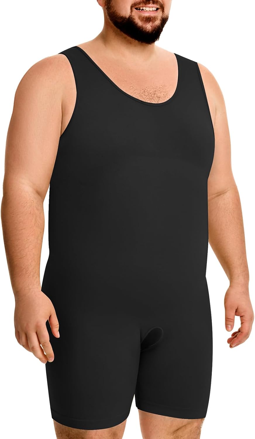 Plus Size Mens Tummy Control Shapewear Fajas Para Hombres Bodysuit