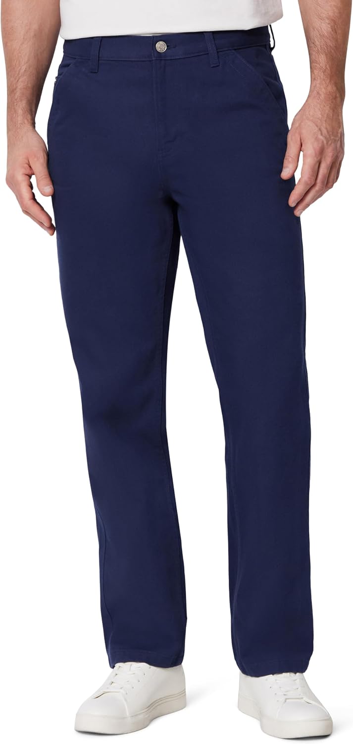 Amazon Essentials Men's Heavyweight Rigid Relaxed-Fit Workwear Carpenter Jeans with Pockets
