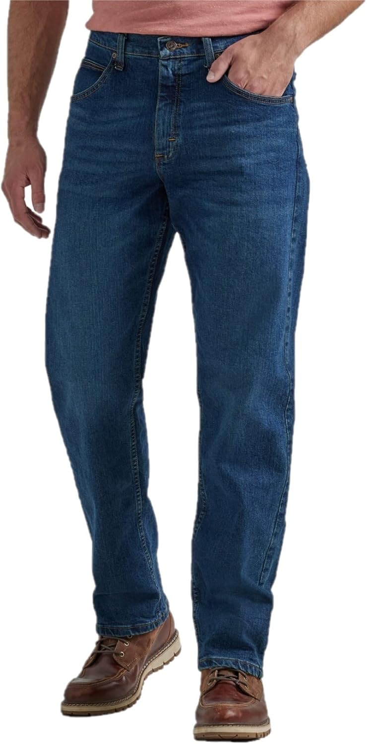 Wrangler Authentics Men's Classic 5-Pocket Relaxed Fit Flex Jean