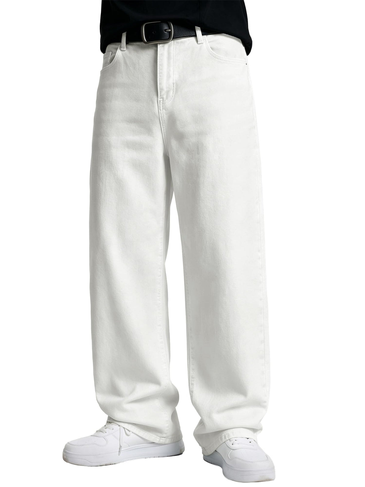 JMIERR Mens Baggy Jeans Wide Leg Y2K Loose Fit Denim Pants