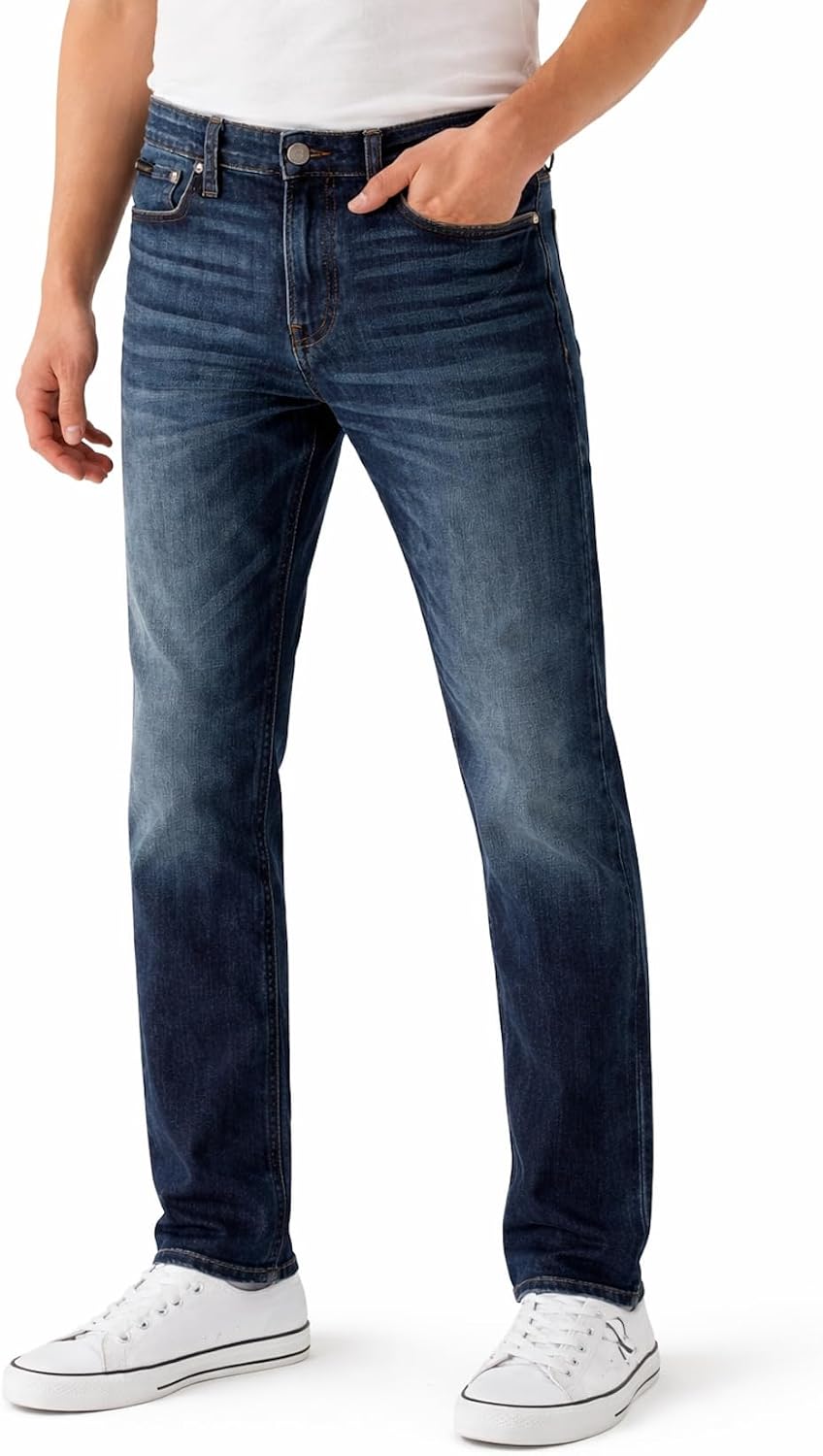 Calvin Klein Jeans Men's High Stretch Straight Fit Denim Jean