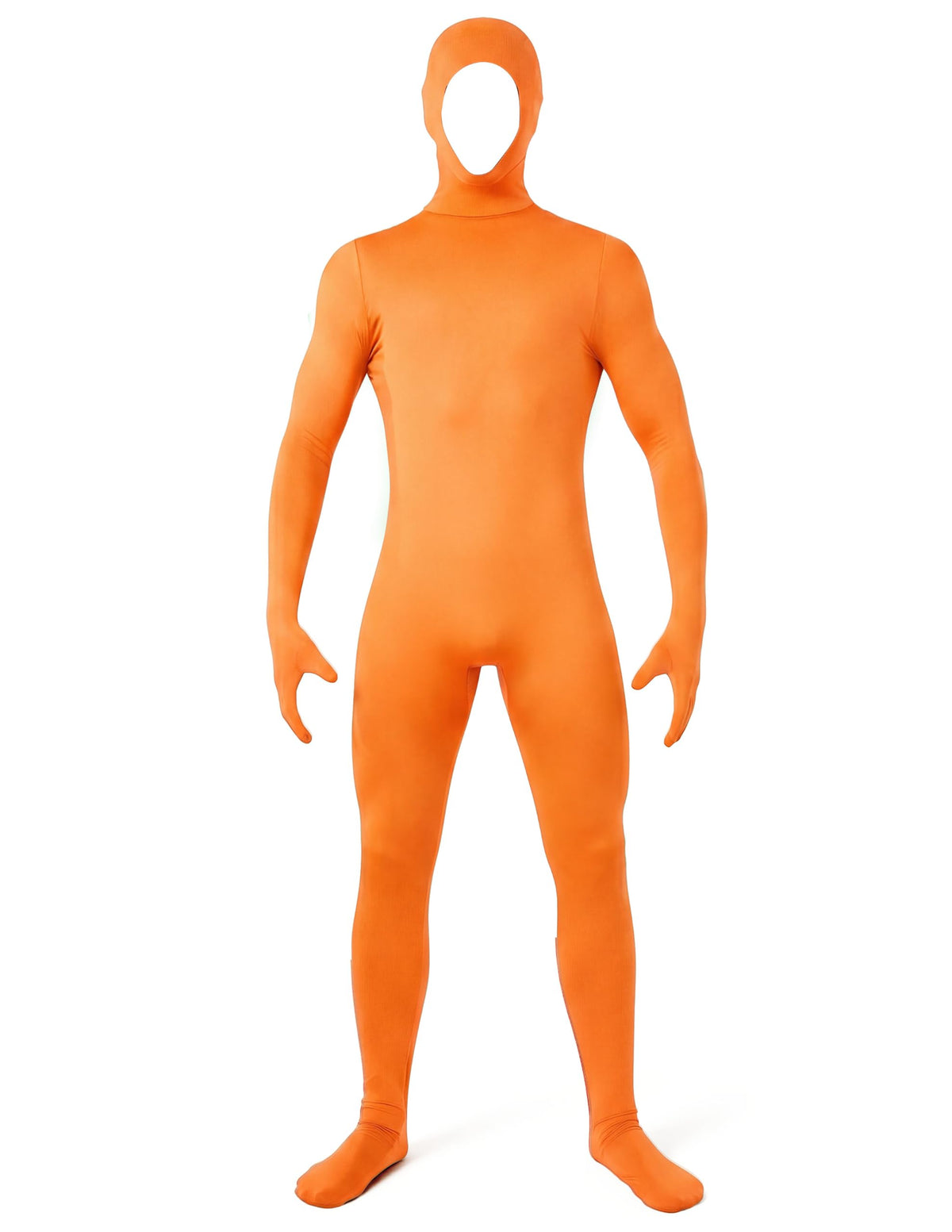 Spooktacular Creations Mens Halloween Costume Open Face Bodysuit Jumpsuit, Zentai Costume Bodysuit for Halloween Party