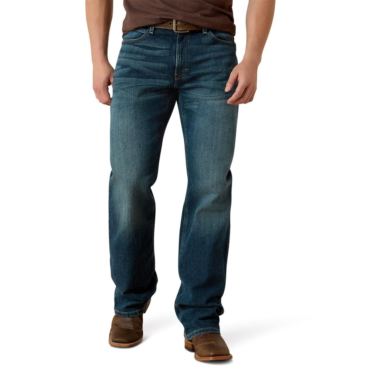 Ariat Men's M4 Low Rise Stretch Legacy Boot Cut Jean
