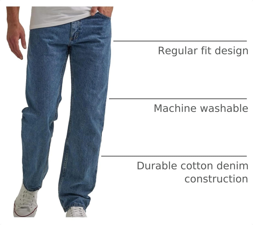 Wrangler Authentics Men's Classic 5-pocket Regular Fit Cotton Jean