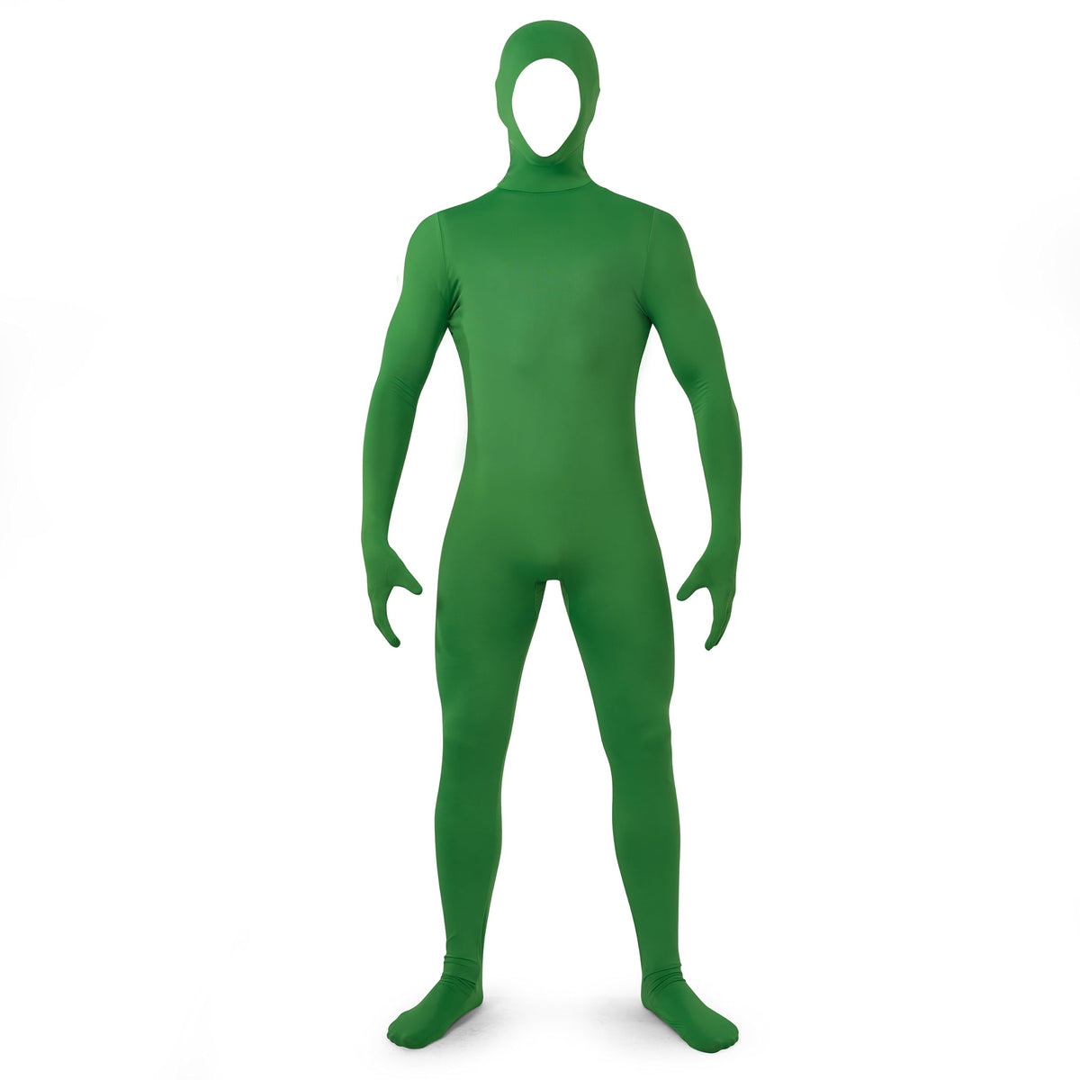 Spooktacular Creations Mens Halloween Costume Open Face Bodysuit Jumpsuit, Zentai Costume Bodysuit for Halloween Party