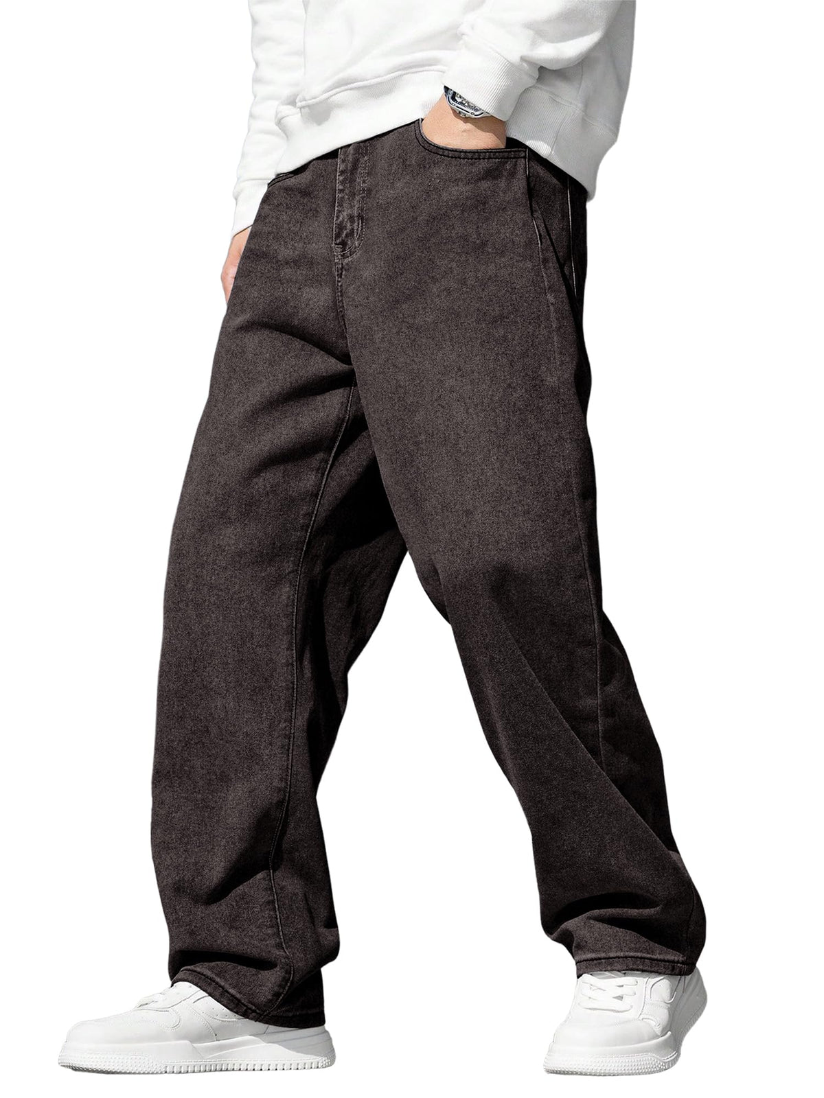 JMIERR Mens Baggy Jeans Wide Leg Y2K Loose Fit Denim Pants