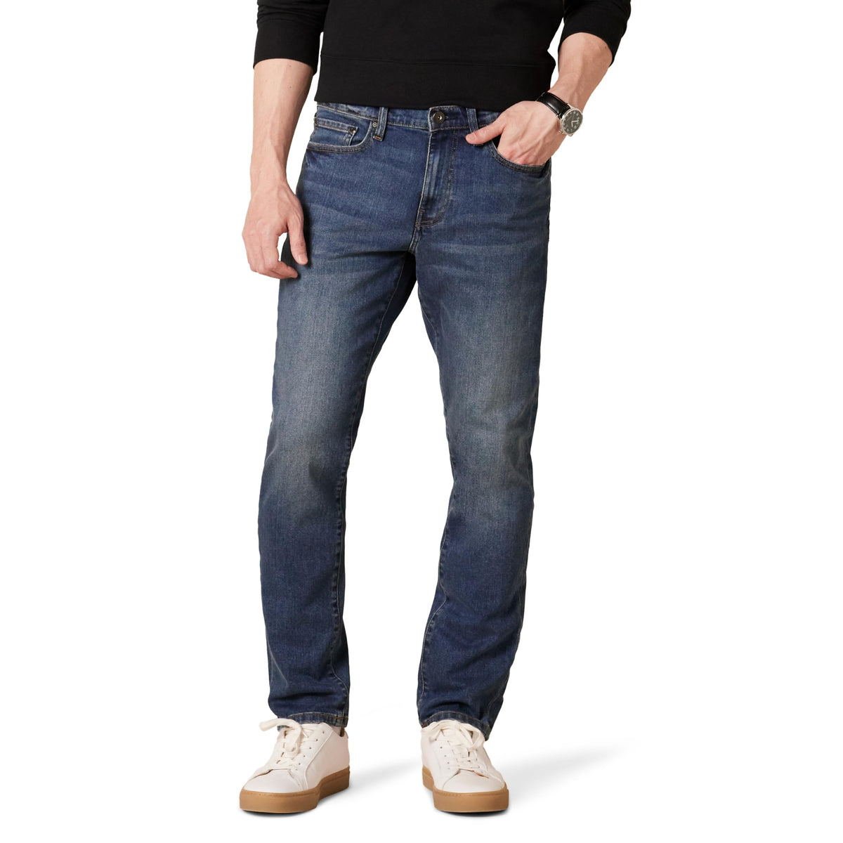 Amazon Essentials Mens Slim-Fit Comfort Stretch Jeans - Discontinued Colors