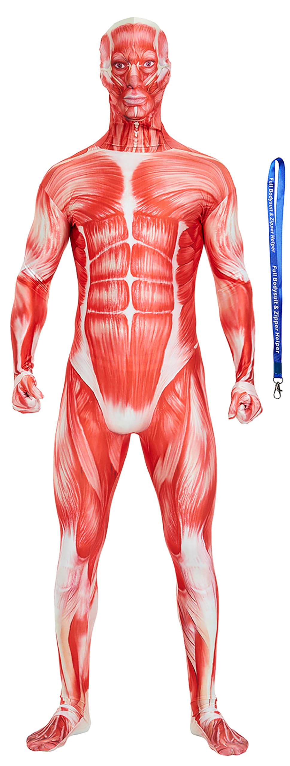 Full Bodysuit Include Zipper Helper Unisex Spandex Stretch Adult Costume Zentai Disappearing Man Body Suit