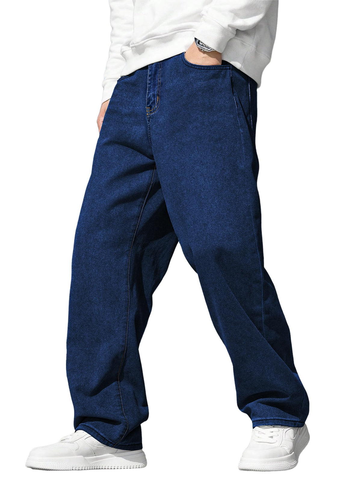 JMIERR Mens Baggy Jeans Wide Leg Y2K Loose Fit Denim Pants
