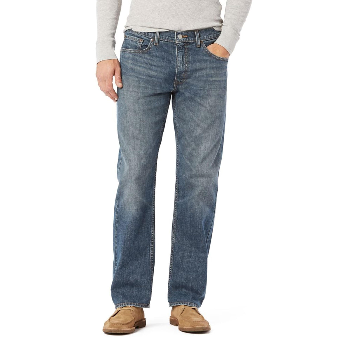 Levi Strauss Signature Gold Men's Relaxed Fit Flex Jeans