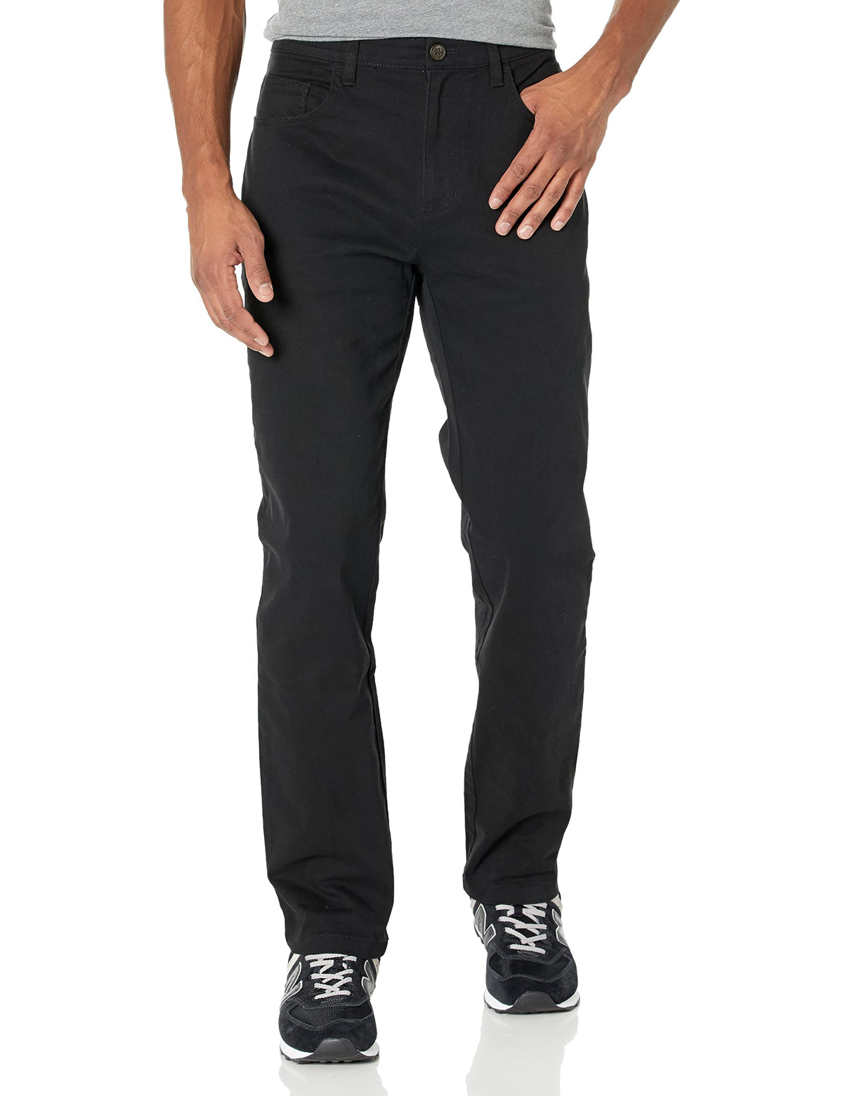 Amazon Essentials Men's Athletic Fit Chinos, Work Pants, 5-Pocket, Cotton Stretch