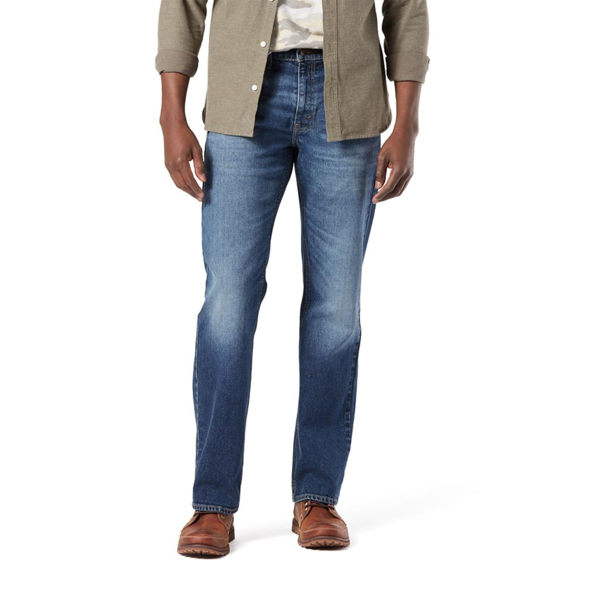 Levi Strauss Signature Gold Men's Relaxed Fit Flex Jeans