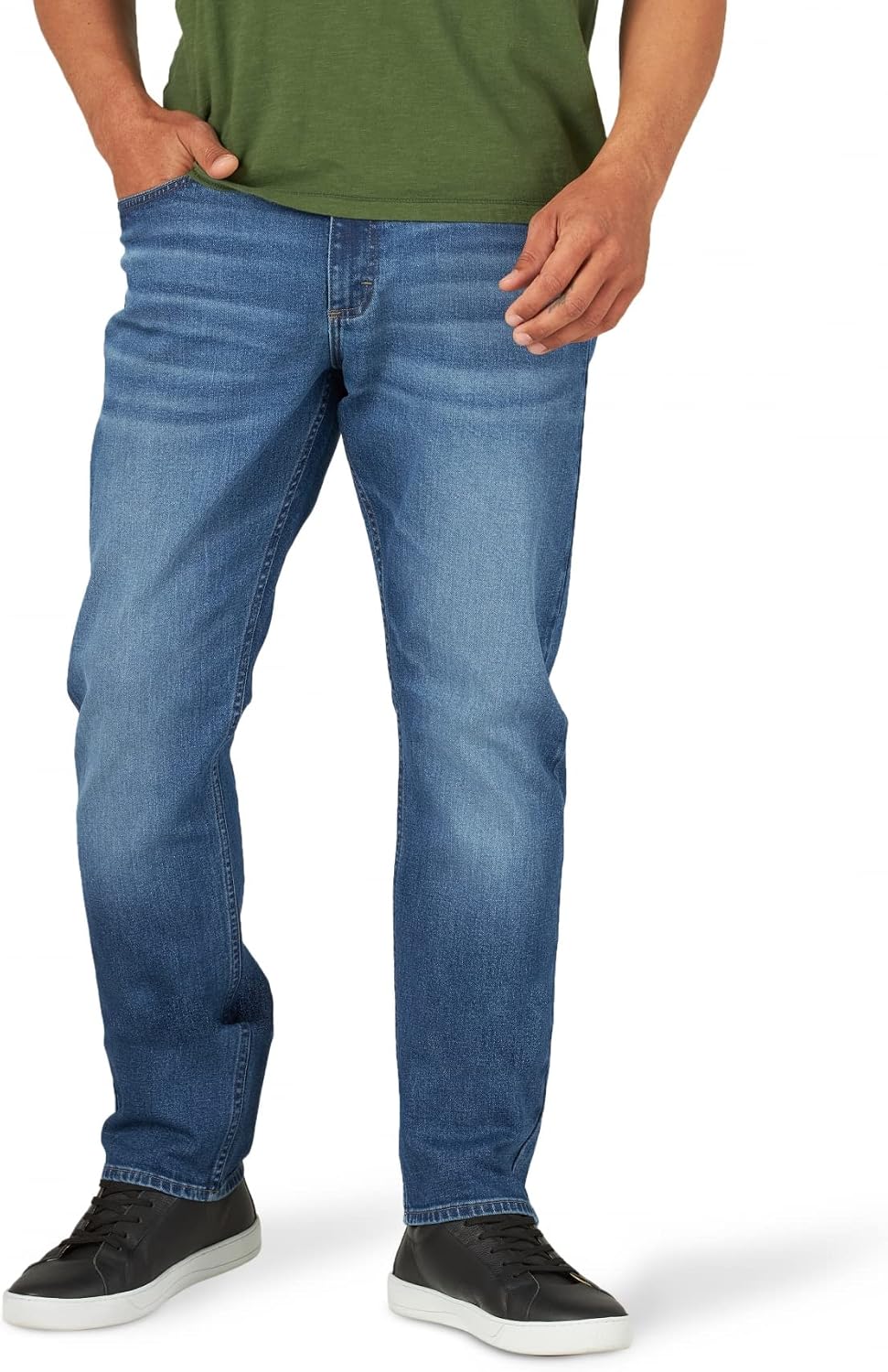 Wrangler Authentics Mens Athletic Fit Stretch Jean