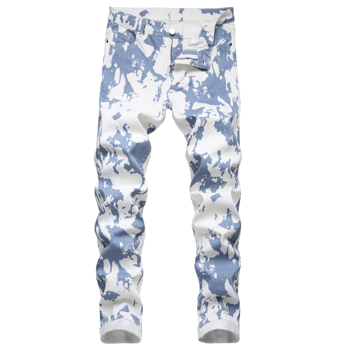 RANMCC Men's Printed Stretch Skinny Jeans Premium Slim Fit Fashionable Designs Denim Pants Jeans