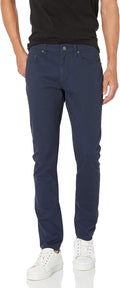 Amazon Essentials Men's 5-Pocket Stretch Twill Jeans-Inspired Casual Pants, Navy, 36W x 31L
