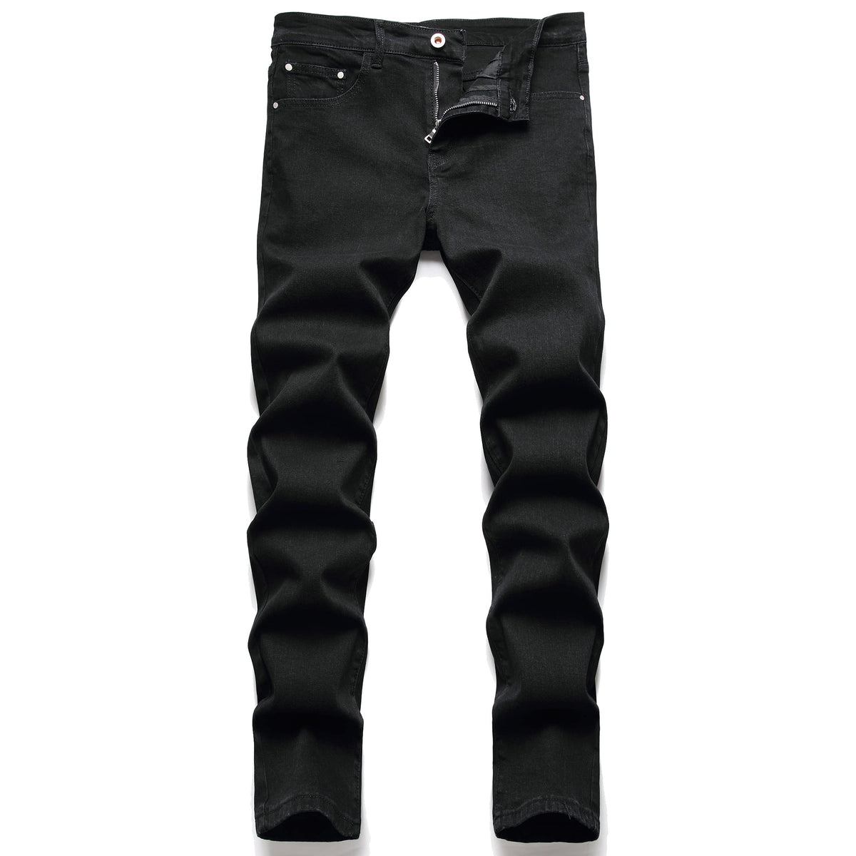 AITITIA Men's Ripped Regular Fit Jeans