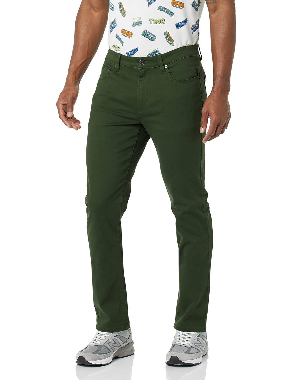 Amazon Essentials Men's 5-Pocket Stretch Twill Jeans-Inspired Casual Pants