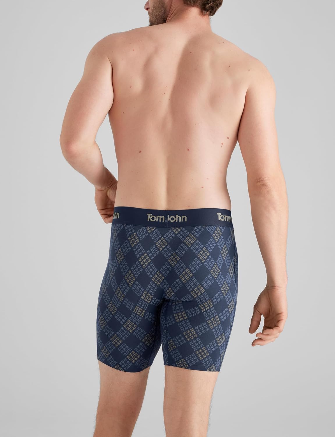 Tommy John Men's Second Skin 8" Boxer Brief Underwear