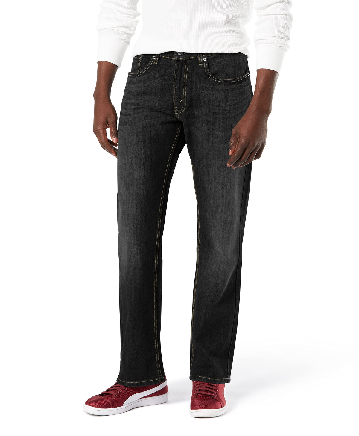 Levi Strauss Signature Gold Men's Relaxed Fit Flex Jeans