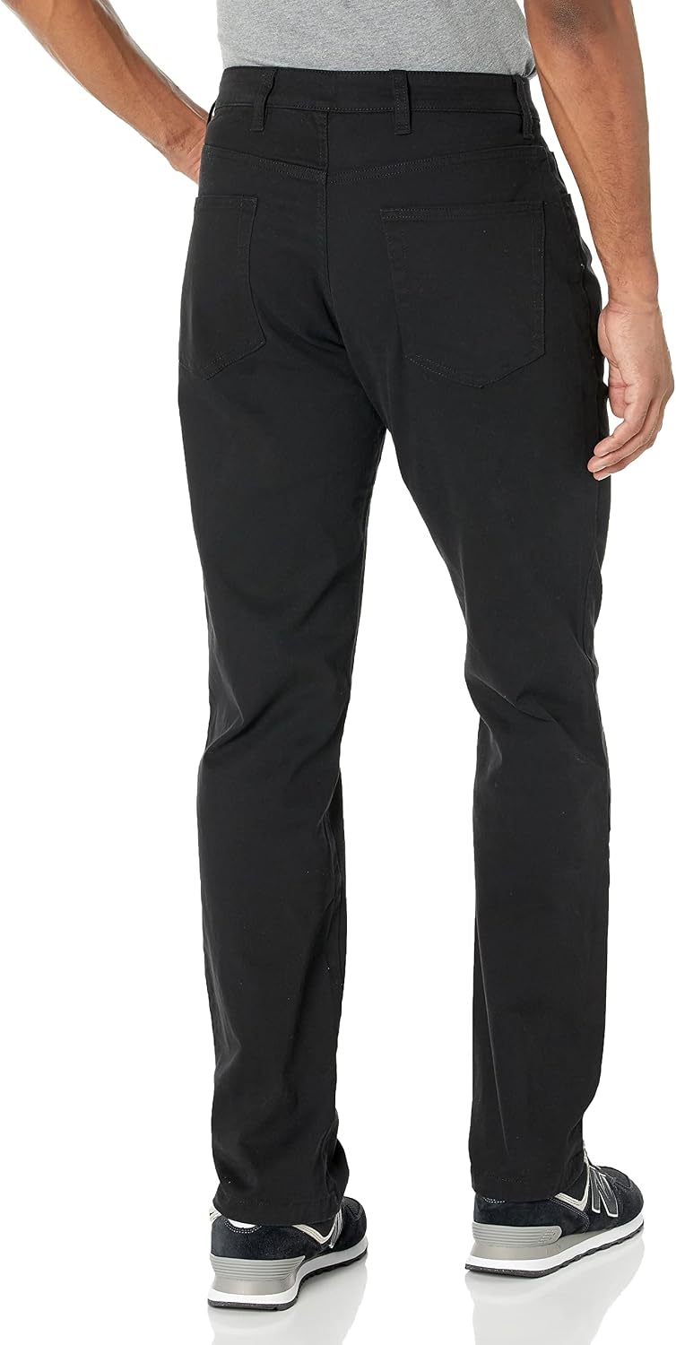 Amazon Essentials Men's Athletic Fit Chinos, Work Pants, 5-Pocket, Cotton Stretch