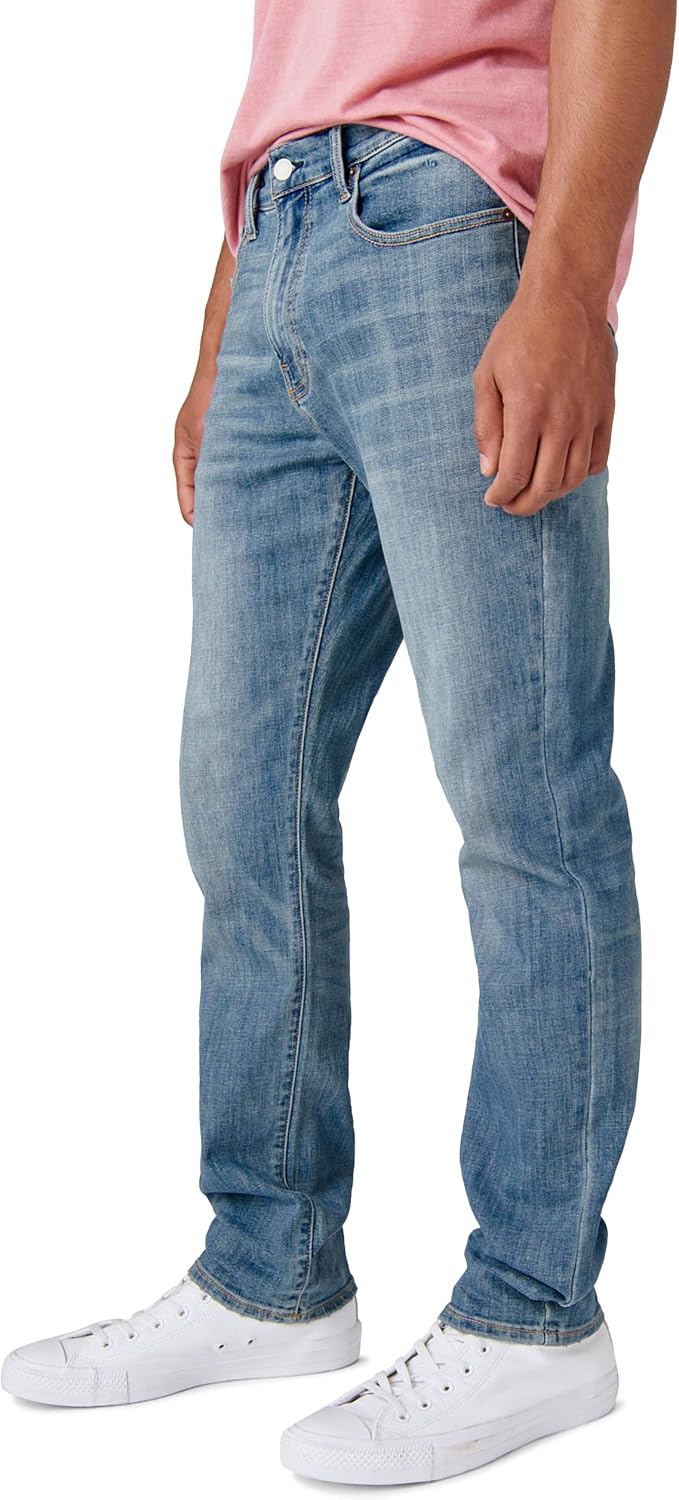 Lucky Brand 410 Athletic Fit Jeans in Black Rinse
