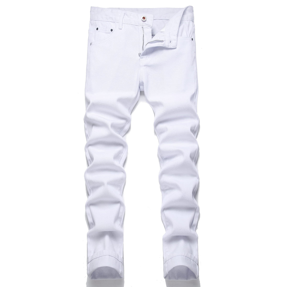 AITITIA Men's Ripped Regular Fit Jeans