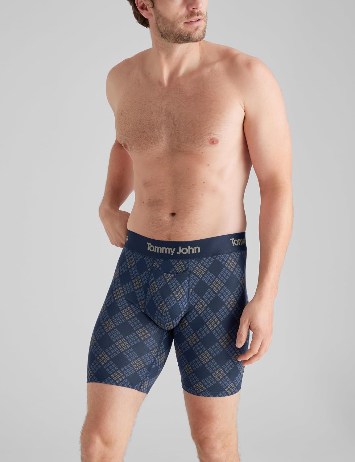 Tommy John Men's Second Skin 8" Boxer Brief Underwear