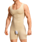 TAILONG Mens Shapewear Tummy Control Bodysuit Sleeveless Compression Shirts Slimming Body Shaper Fajas Para Hombres