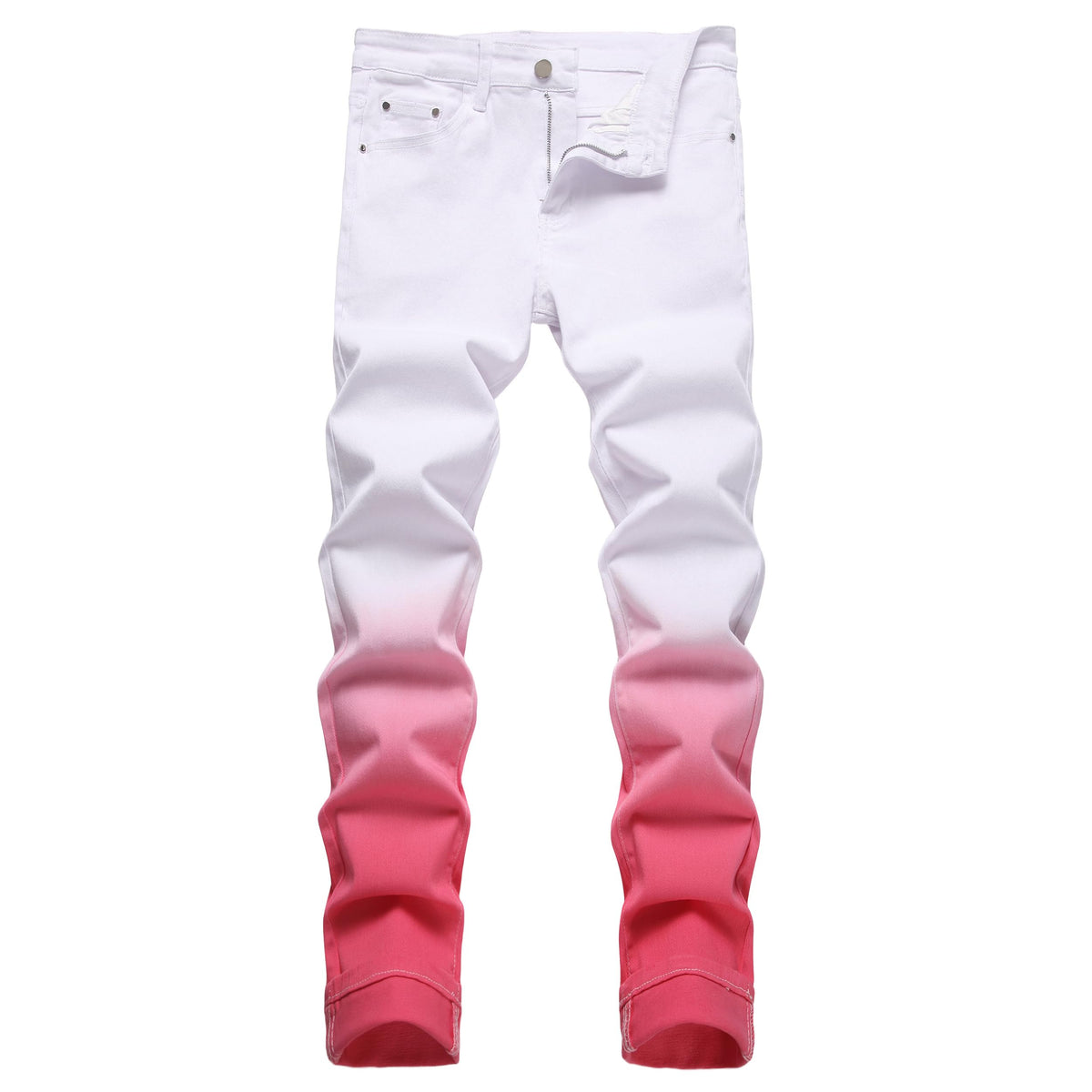 JUNBAOSS Men's Slim Fit Stretch Jeans Ripped Skinny Jeans for Men, Distressed Straight Leg Fashion Comfort Flex Waist Pants