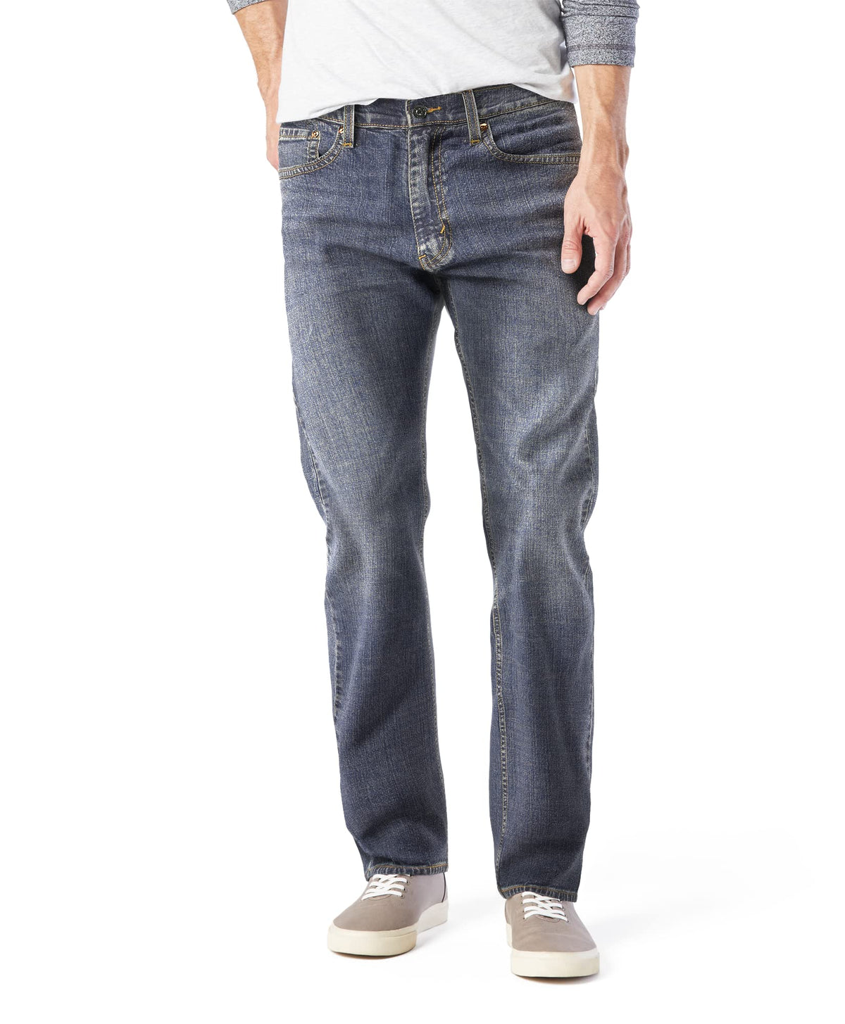 Levi Strauss Signature Gold Men's Regular Fit Flex Jeans