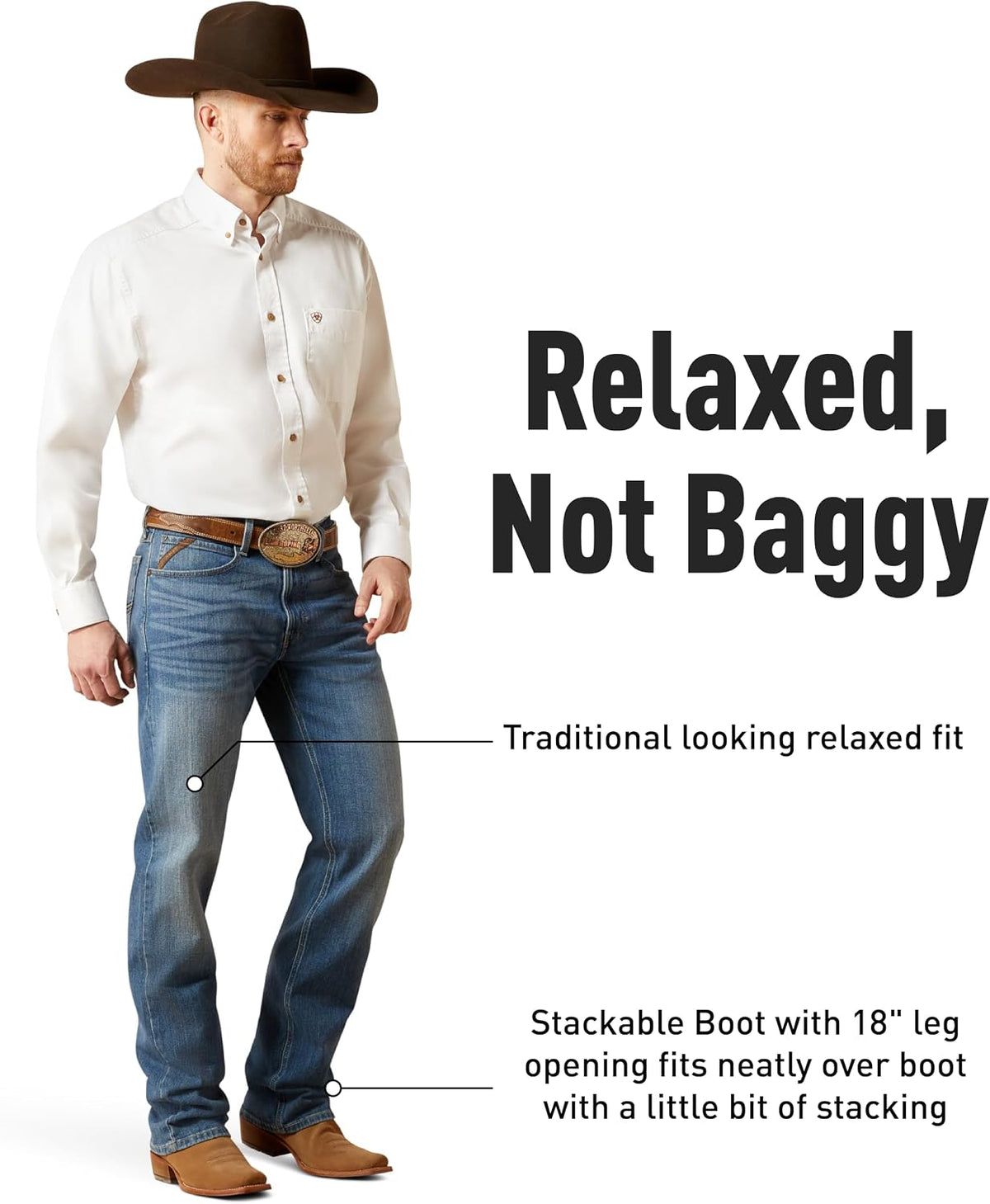 ARIAT M2 Relaxed Boot Cut Jeans – Men’s Relaxed Fit Denim