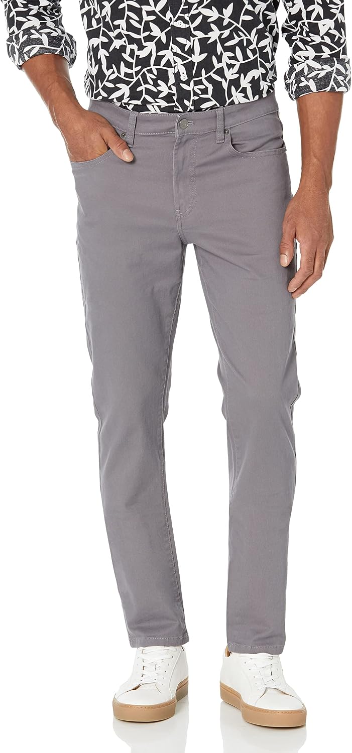 Amazon Essentials Men's 5-Pocket Stretch Twill Jeans-Inspired Casual Pants