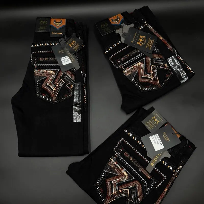 Men's Premium Boot Cut Denim Jeans - Pantalon Vaquero para hombre