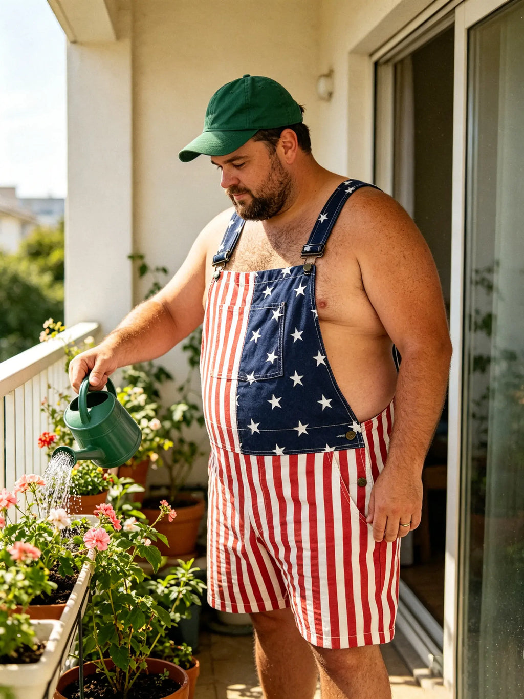 OeyFnbmO Plus Size 4th of July American Flag Overalls for Men USA 250th Anniversary Shorts Stretchy Denim Romper Memorial Day Coveralls Patriotic Gifts Summer Wins Wear Independence Day Jumpsuits Fashion Father's Day BBQ Outdoor Menswear
