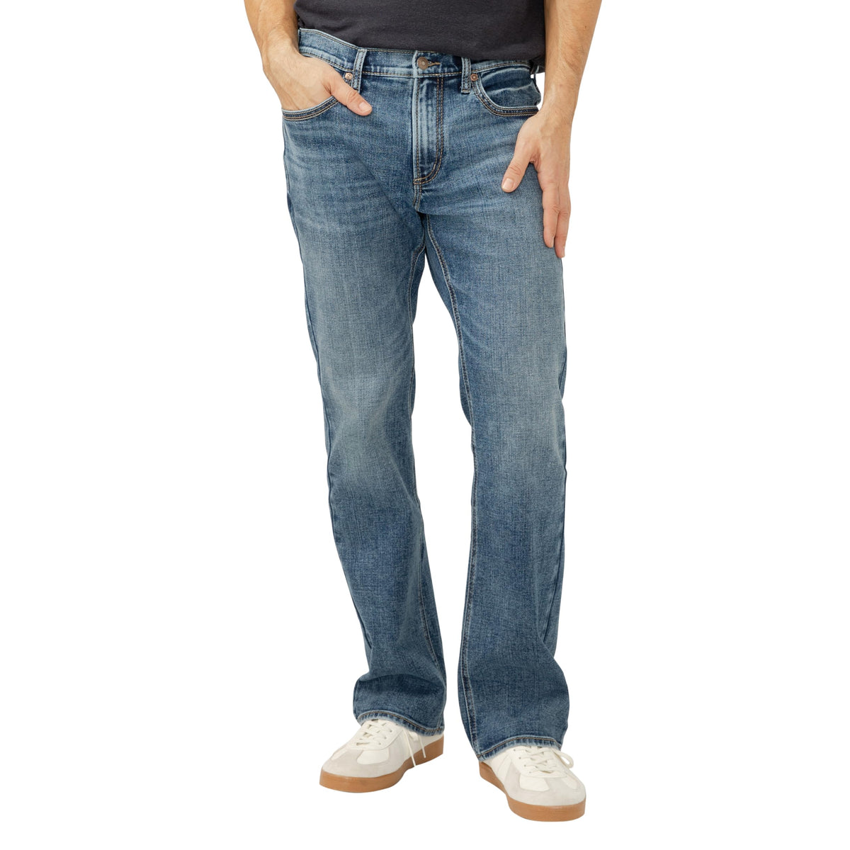 Silver Jeans Co. Mens Jace Slim Fit Bootcut Jeans