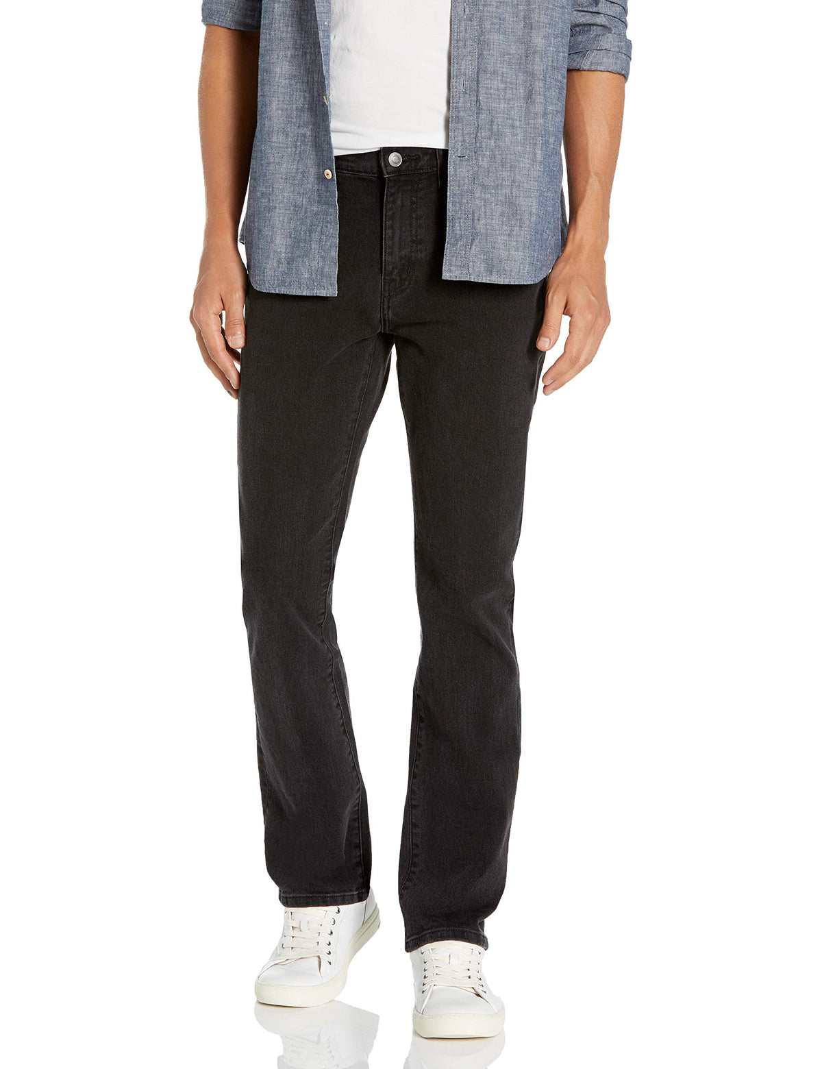 Amazon Essentials Mens Jeans, Slim Fit Stretch, Bootcut - Discontinued Colors