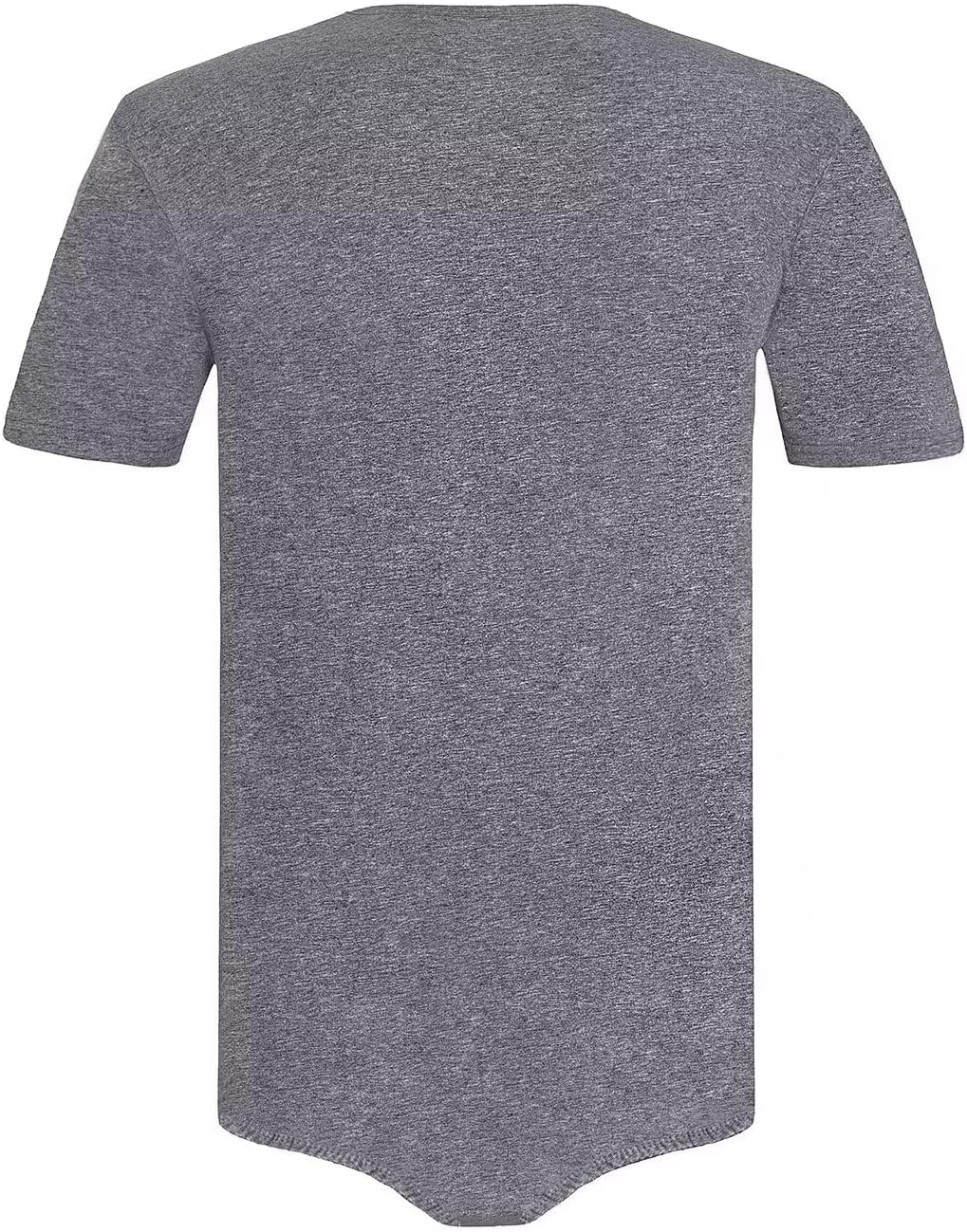 Landofgenie Mens Short Sleeve Onesie Solid Basic Bodysuit Pajama