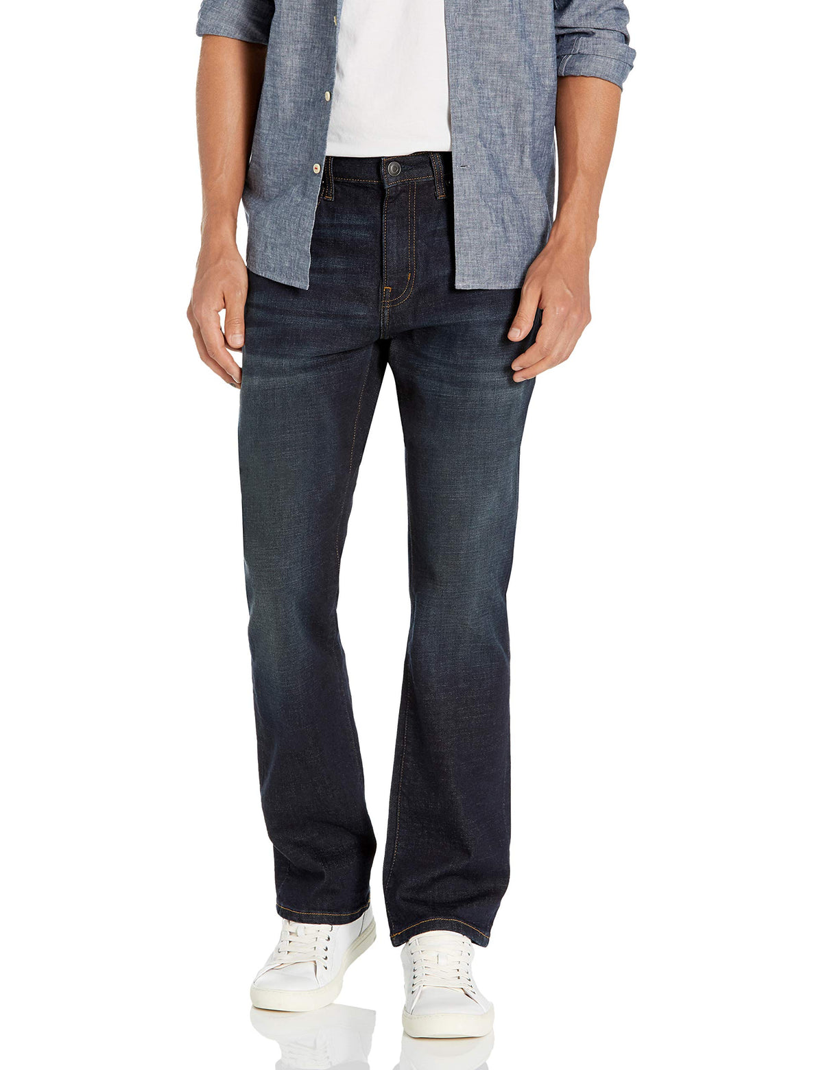 Amazon Essentials Mens Jeans, Slim Fit Stretch, Bootcut - Discontinued Colors