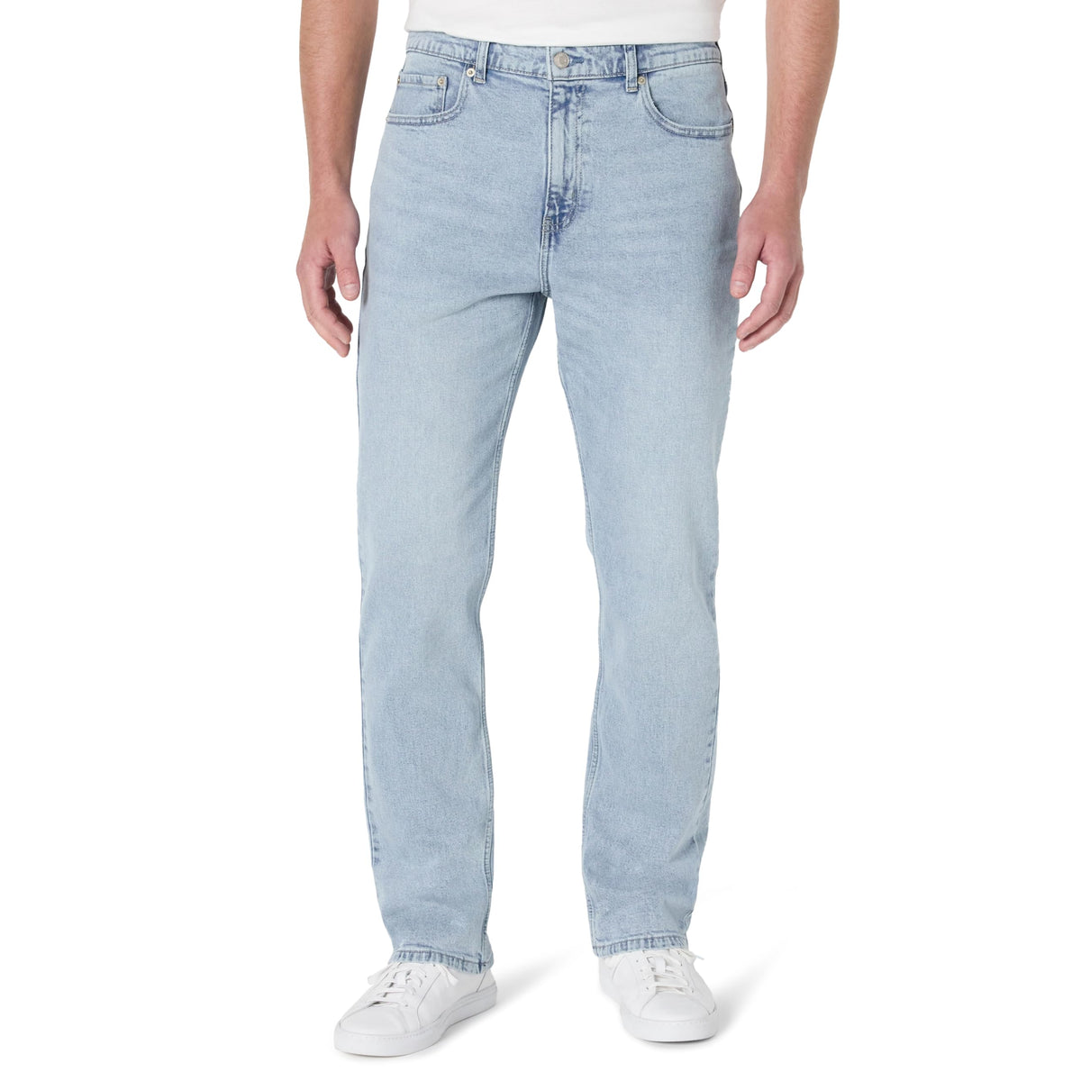 Amazon Essentials Men's Relaxed-Fit Heavyweight Rigid Jeans, 5 Pocket Styling
