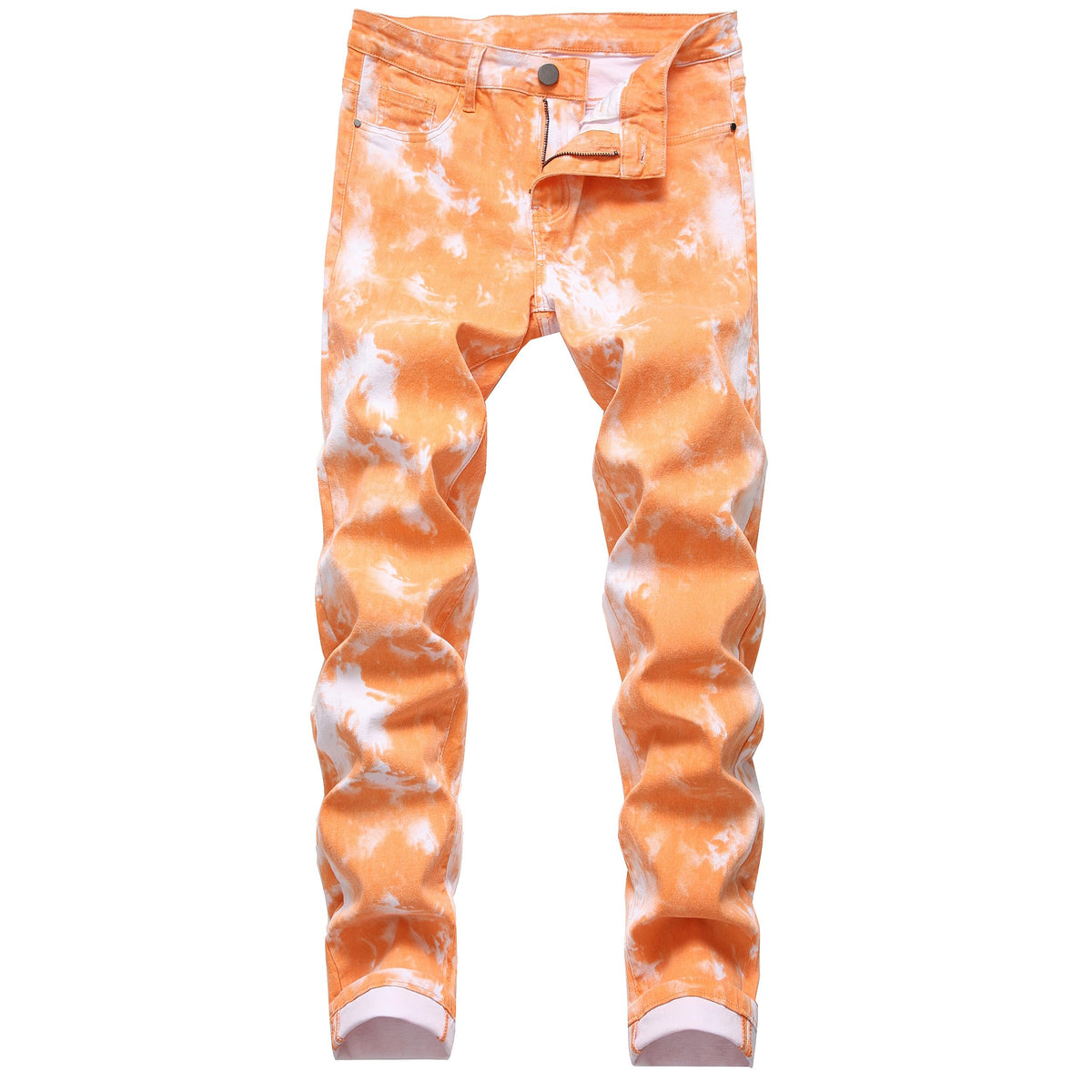 RANMCC Men's Printed Stretch Skinny Jeans Premium Slim Fit Fashionable Designs Denim Pants Jeans
