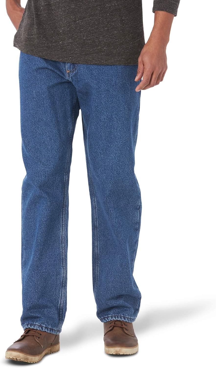 Wrangler Authentics Men's Fleece Lined Five Pocket Jean
