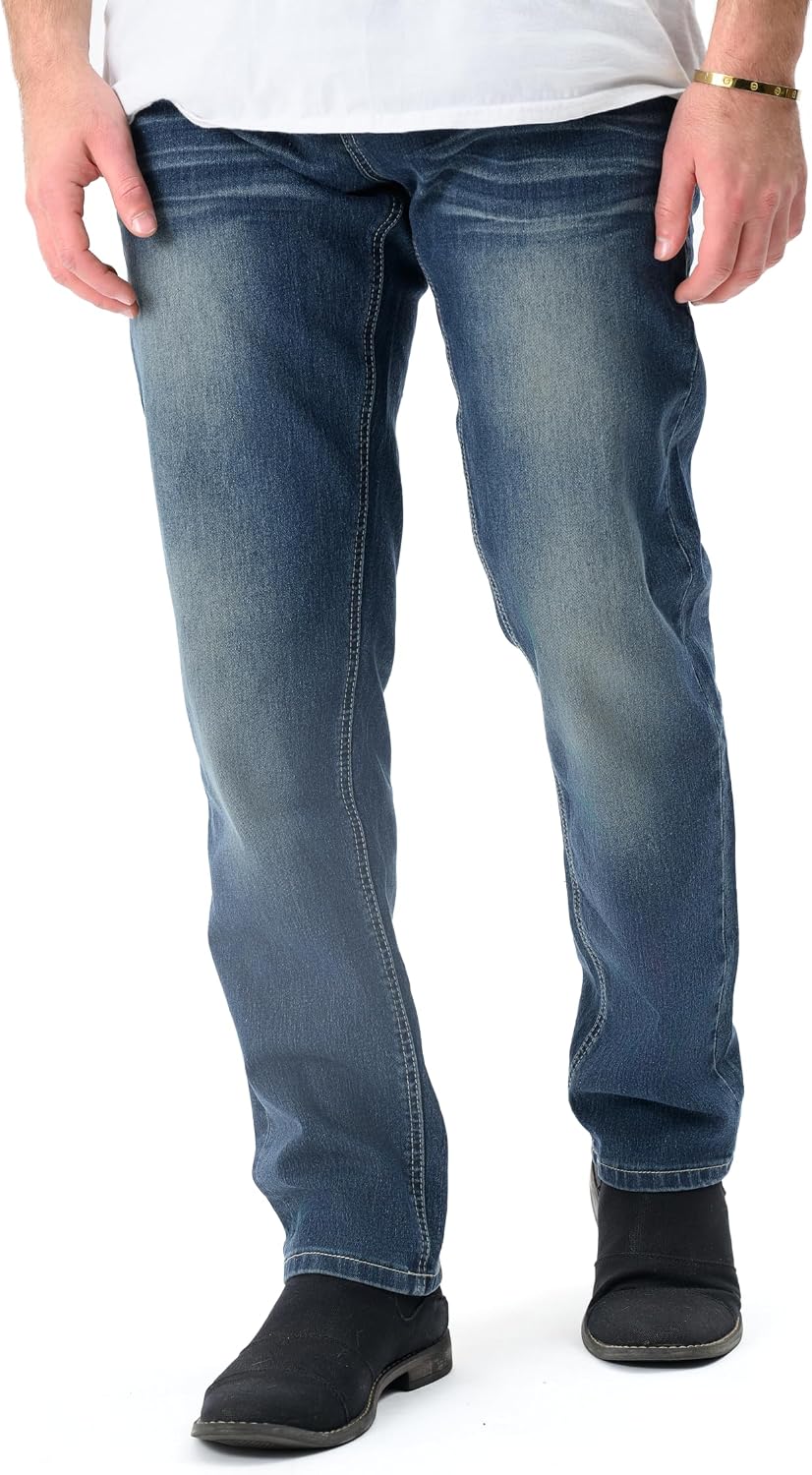 Men's Classic 5-Pocket Slim Straight Jeans