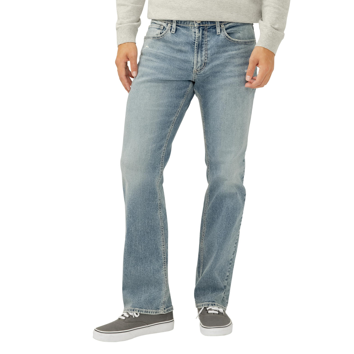 Silver Jeans Co. Mens Jace Slim Fit Bootcut Jeans