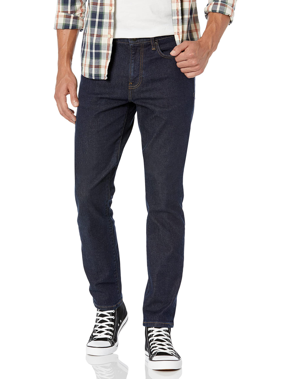 Amazon Essentials Mens Slim-Fit Comfort Stretch Jeans - Discontinued Colors