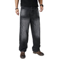 AITITIA Men's Wash Wide Leg Baggy Jeans