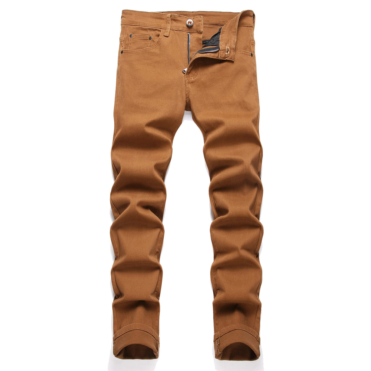 AITITIA Men's Ripped Regular Fit Jeans