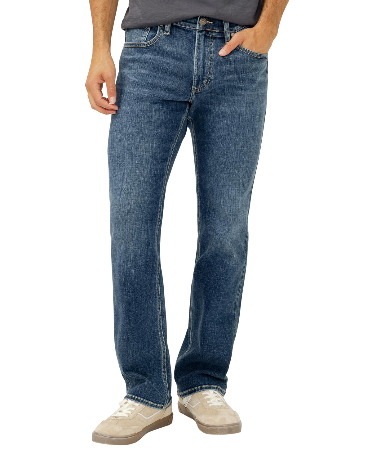 Silver Jeans Co. Mens Jace Slim Fit Bootcut Jeans