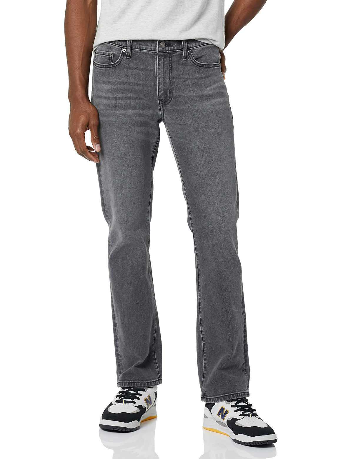 Amazon Essentials Mens Jeans, Slim Fit Stretch, Bootcut - Discontinued Colors